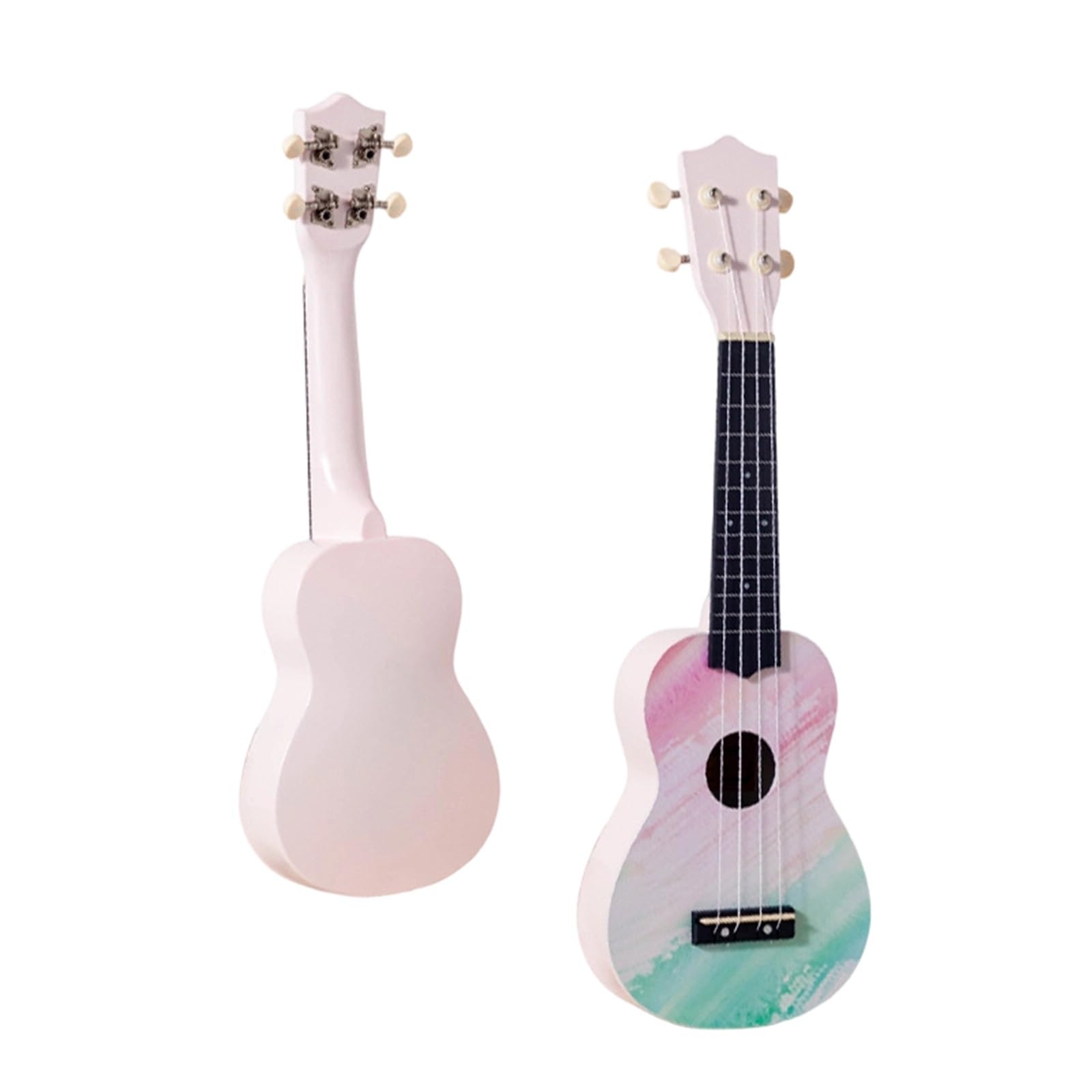 Ukulele Per Principianti Mini Chitarra Portatile Dal Design Creativo Per Ukulele Riproducibile(21-inch graffiti green)
