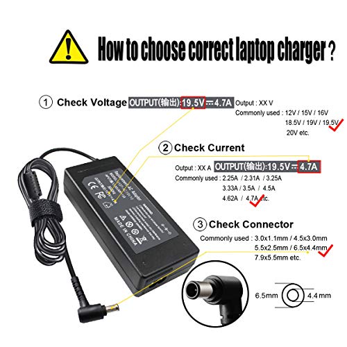 19.5V Adapter Charger Power Cord For Sony Bravia Tv Kdl-55 Kdl-48 Kdl-42 Kdl-40 Kdl-32 W700B W600B W800B Kdl-40R510C Kdl-40W650D Kdl48W590B Kdl55W650D Kdl-48W650D Kdl-42W650A Kdl40W600B Kdl-32W700B #TOP1