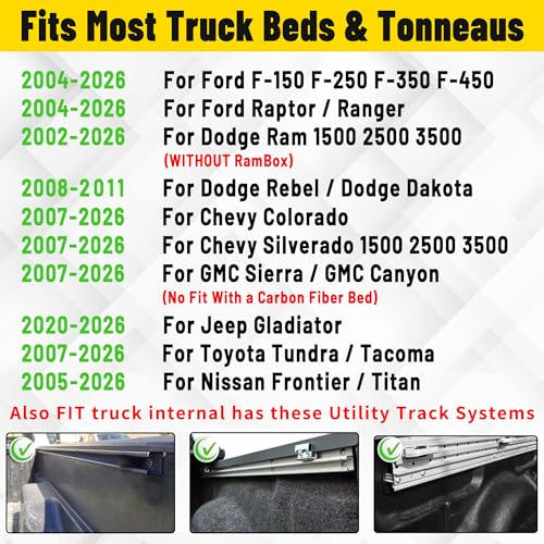 Image of MONOKING Roll Bar with Chase Rack Sport Bar for Mid-Size Truck, Adjustable 56 inch-67 inch Dual Tube with LED Brake Light for Tacoma, Gladiator JT, Frontier, Canyon, Colorado, Ranger