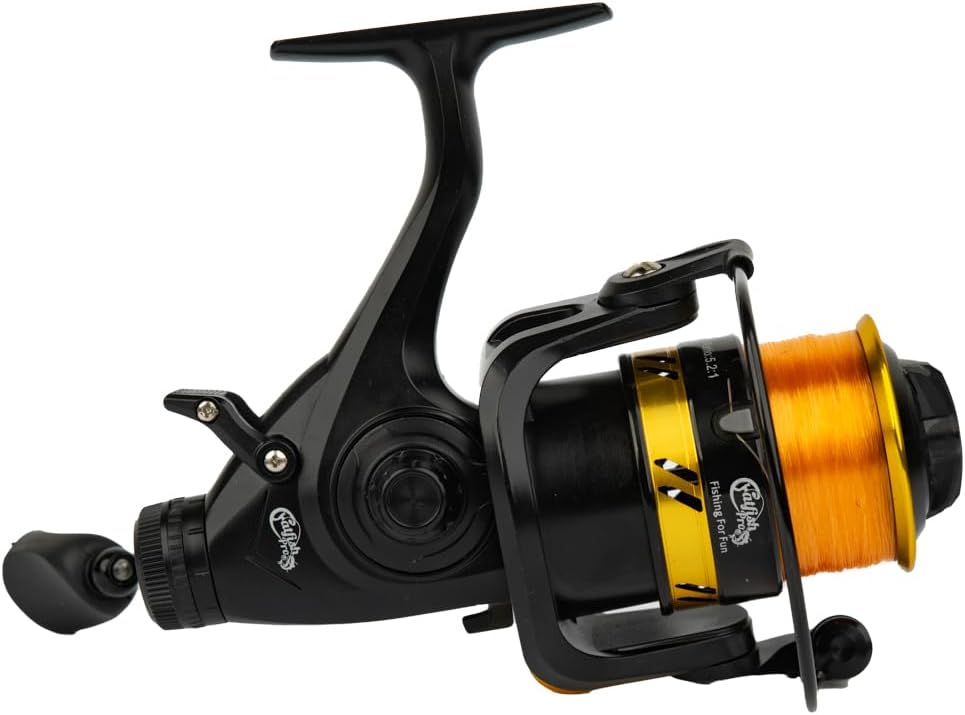 Catfish Pro Fishing for Fun Spinning Reel | Already Spooled with 20 LB Mono Fishing Line | Easy to Use Reel to Catch Fish