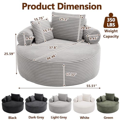 Sillón Plegable Peluche Gris claro miniatura 2