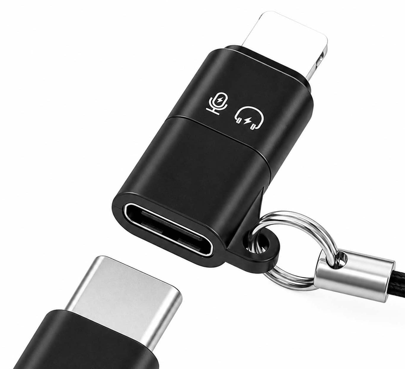 Photo 1 of Littlefixer USB C to Lighting OTG Adapter for Connecting DJI Mic Mini and DJI Mic Series Receiver to iOS iPhone 14 13 12 11 Smartphone/PC/Mac Connector Wireless Microphone Receiver (1)