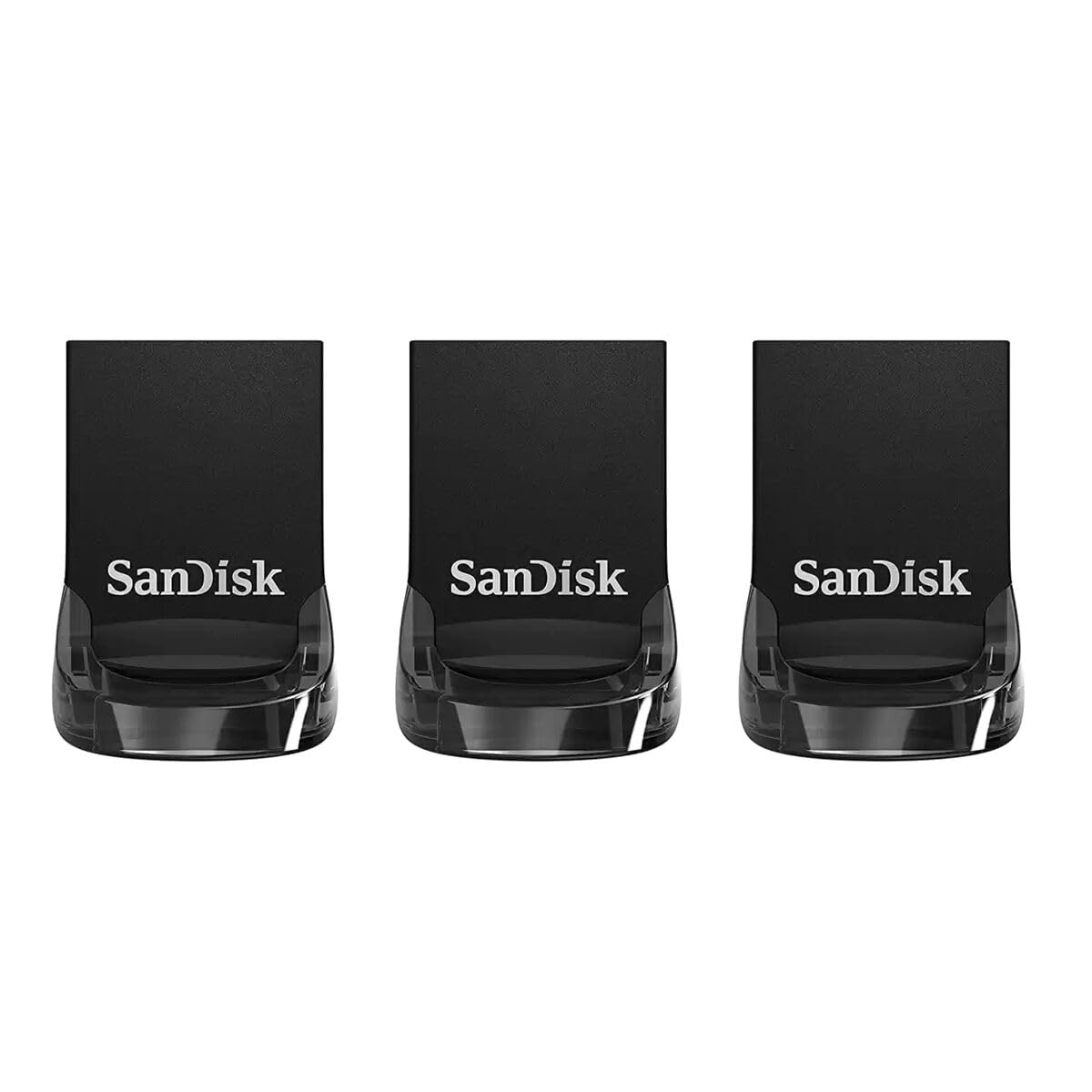 SanDisk Ultra Fit 32 GB USB 3.1 con hasta 130 MB/s de Velocidad de Lectura - Pack de 3