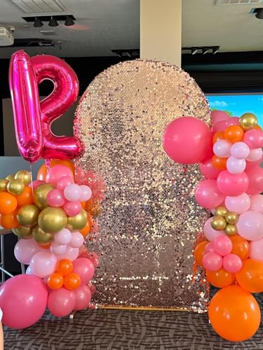 Image of 1 Balloon Numbers Birthday Decorations, 40In Rose Purple Balloons for Party | Eye-catching Appearance, Perfect Decorative Centerpieces, Convenient Self-sealing Structure, Widely for Various Occasions