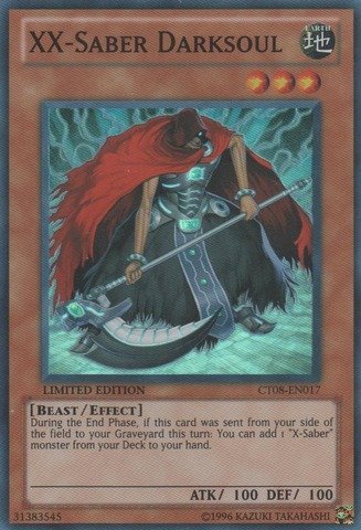 Amazon.com: Yu-Gi-Oh! - XX-Saber Darksoul (CT08-EN017) - 2011 Collectors  Tins - Limited Edition