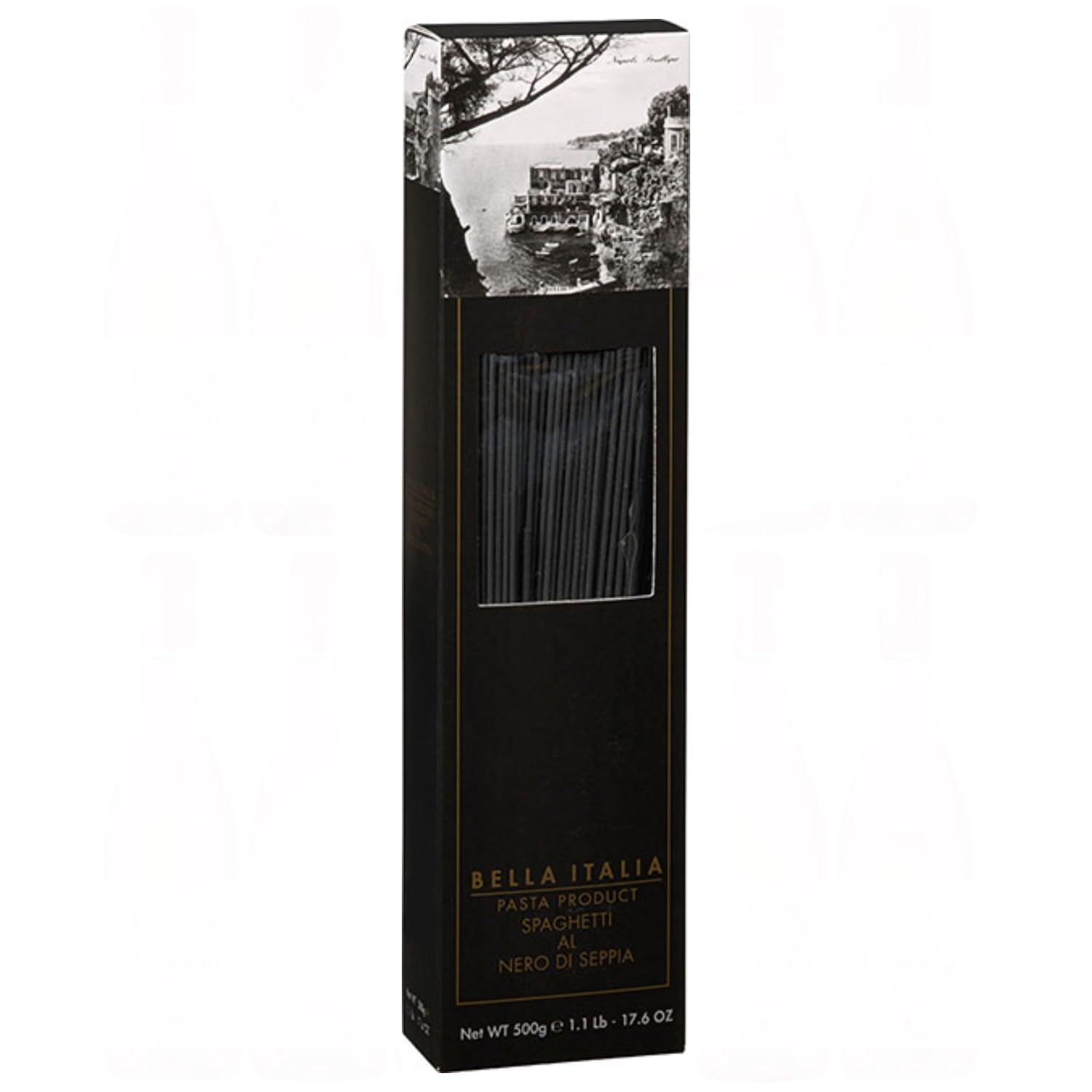Bella Italia Spaghetti al Nero di Seppia Italien inkl. FeinWert E-Book (12 x 500 g)