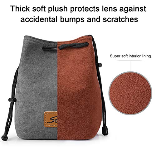 Bolsa suave para cámara DSLR y lentes S-ZONE miniatura 5