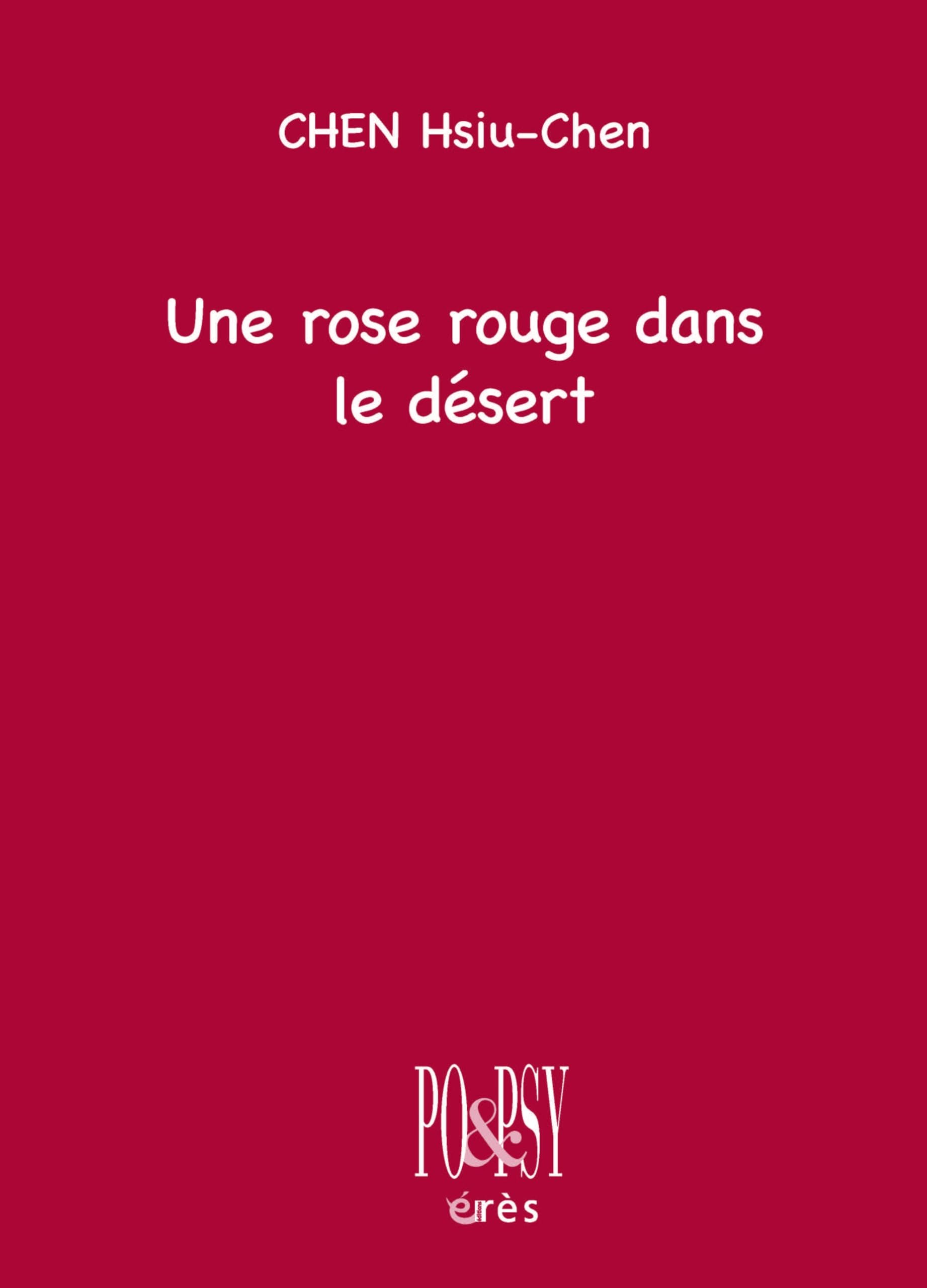 Une rose rouge dans le désert