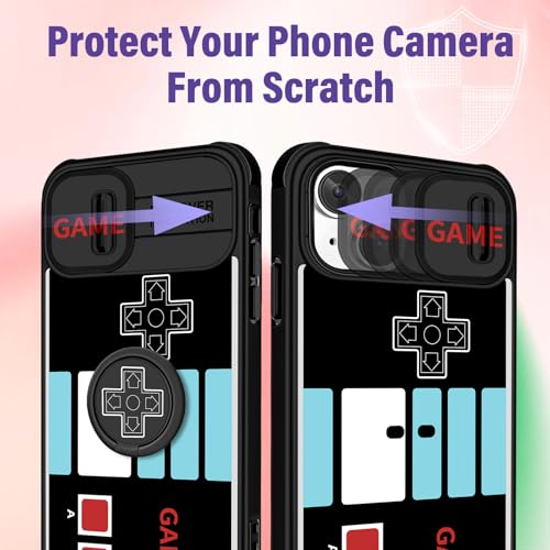 Image of Funermei for iPhone 14 /for iPhone 15 Plus Case - Women Girls Cute Phone Cover Girly Pretty Aesthetic Game Unique Design with Camera Cover Funda for Apple for iPhone 14 /for iPhone 15 Plus