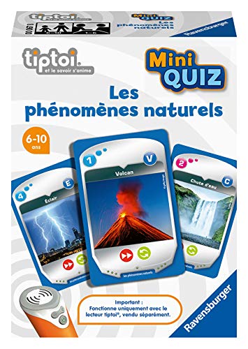 Ravensburger - Jeu interactif tiptoi® Mini Quiz - Les phénomènes naturels - Jeux électroniques éducatifs sans écran en français - A partir de 6 ans - 00067