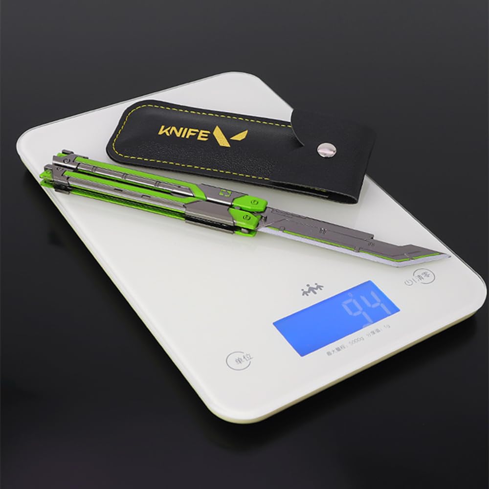 Superbuybox Game Sword Karambit Knife Martial Arts Game Collection Keychain Desk Decoration Backpack Pendant Gift (RGX 11Z Pro Firefly Yellow)