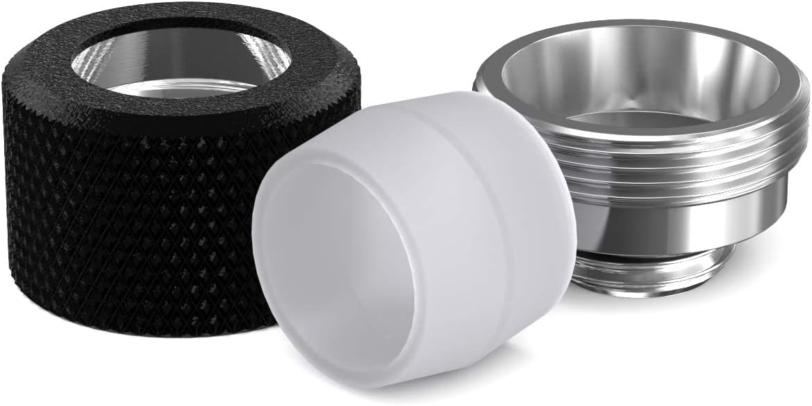 PrimoChill 14mm OD Rigid SX Fitting - 12 Pack - Gold