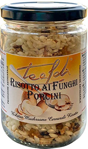 Tealdi Risotto mit Steinpilzen im Glas, italienischer Carnaroli Reis, Steinpilzrisotto, Risotto Mischung, Pilzen 210 g Cover
