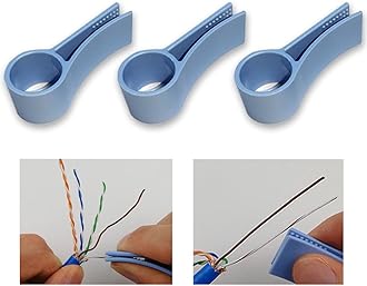 Network Cable Untwist Tool, Engineer Wire Straightener for CAT5/CAT5e/CAT6/CAT7 Wires Pair Separator Tools Quickly & Easily Untwists (3)