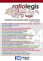 Ratio Legis (Numero 4, Anno 2016) 8899747490 Book Cover