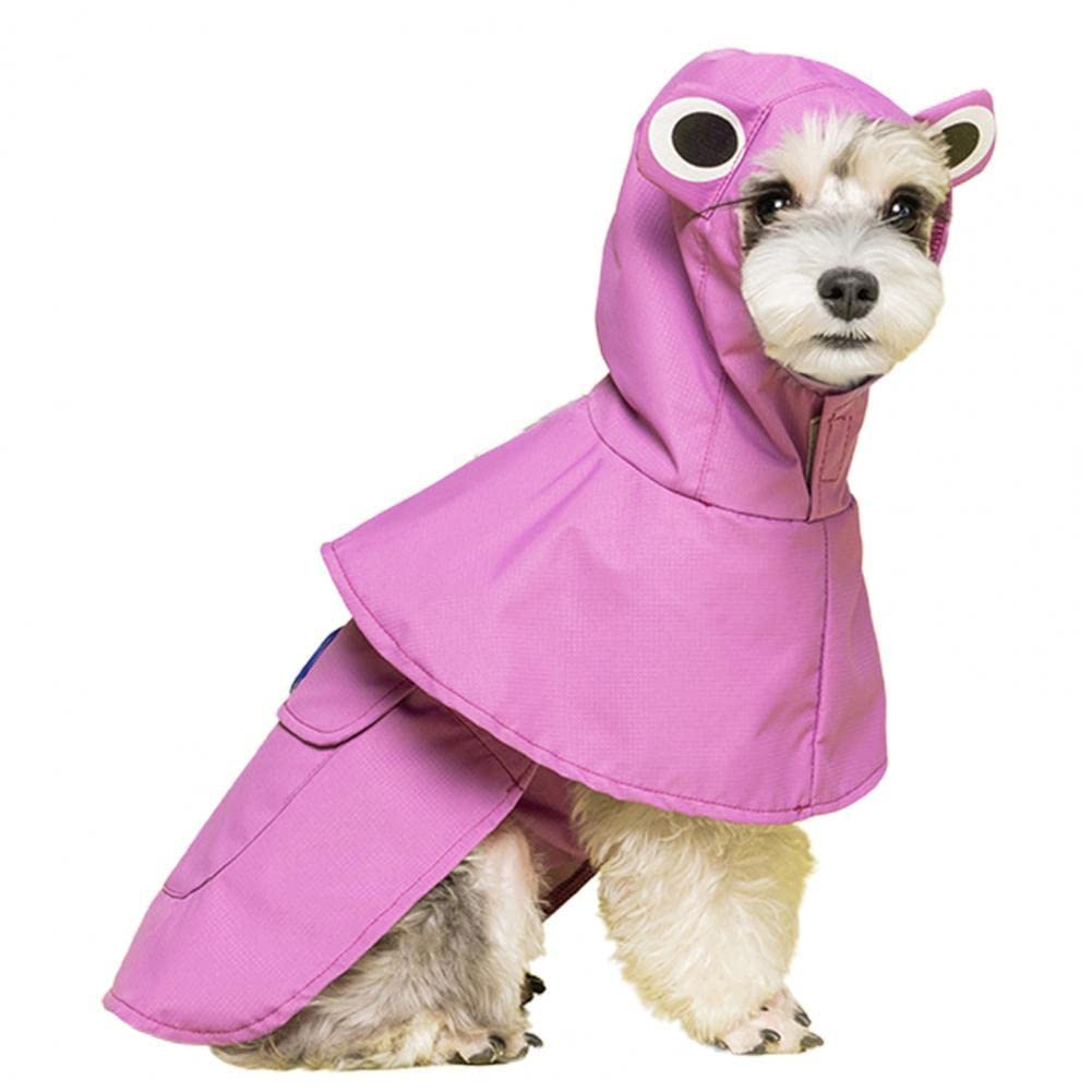 Płaszcz przeciwdeszczowy dla psów, Kurtka przeciwdeszczowa dla psa Innowacyjny wodoodporny płaszcz Wygodna i łatwa w noszeniu Artykuły zwierząt(Purple,M)