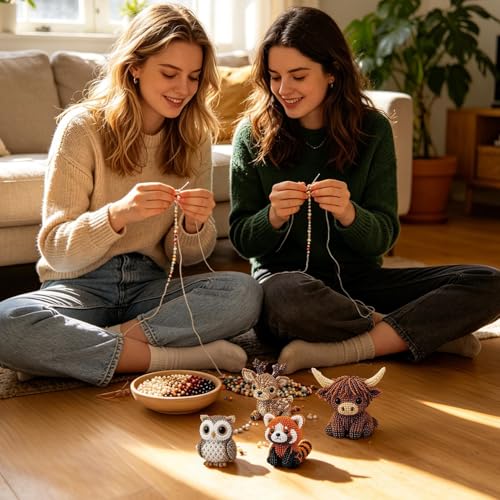 Kit d'art 3D avec perles d'animaux pour décorer le bureau et l'école - 2