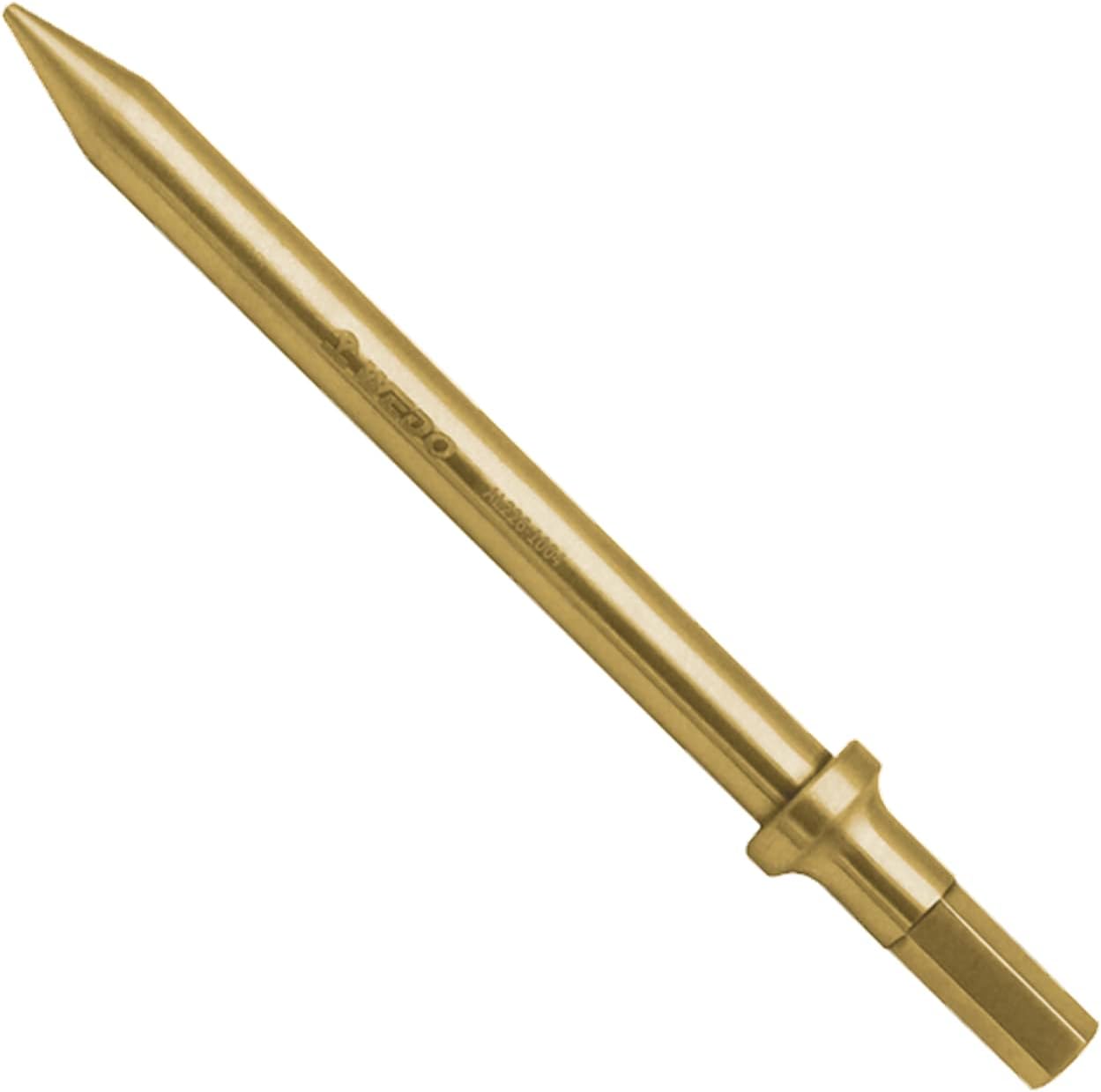 WEDO Nonsparking Pneumatic Chisel, Sparkfree Safety tapered punch chisel Aluminum Bronze, DIN