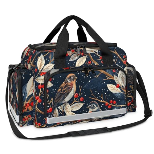 GzLeyigou First Aid Bags Empty, Flying Birds Emergency Bag First Aid Kit Multiple Compartment Kit Carrier On Call Trauma Bag For Paramedics Emergency Medical Supplies Kit