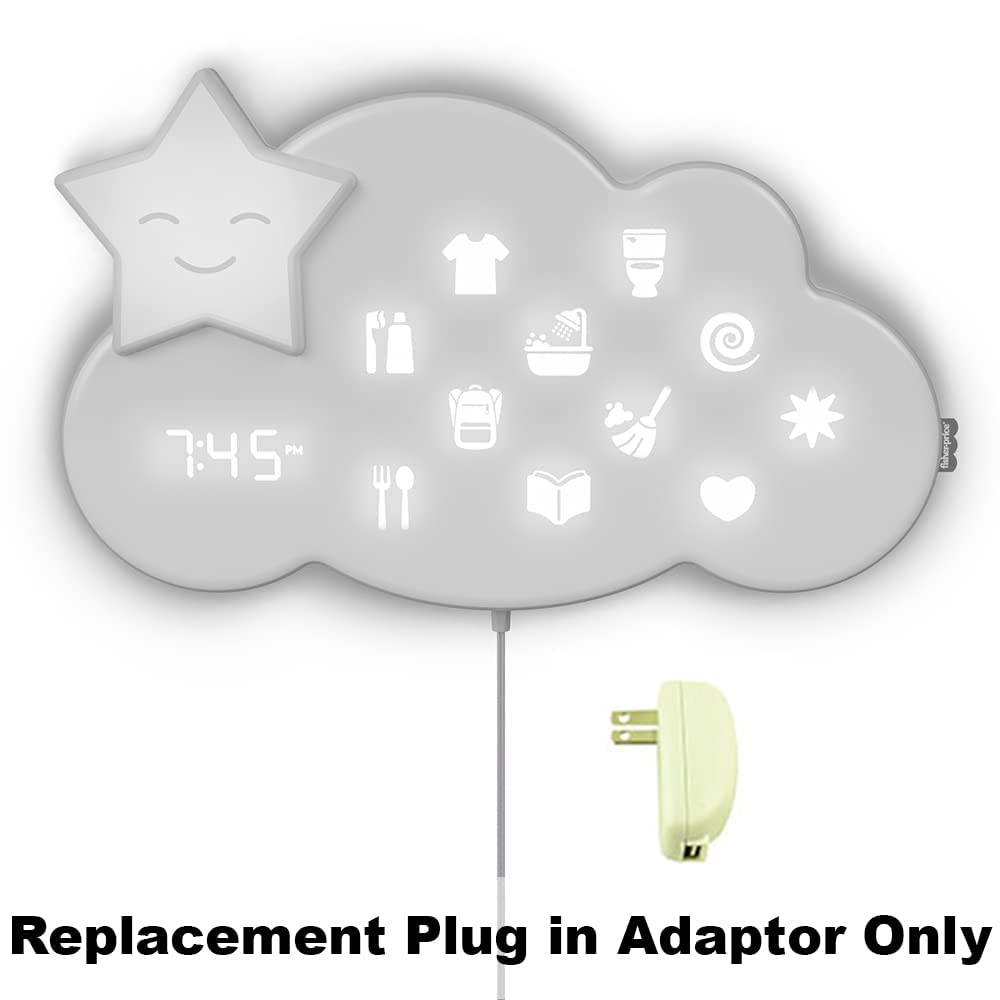 Replacement Part for Fisher-Price Lumalou Bedtime Routine System - GLD09 ~ Replacement Plug in Adaptor