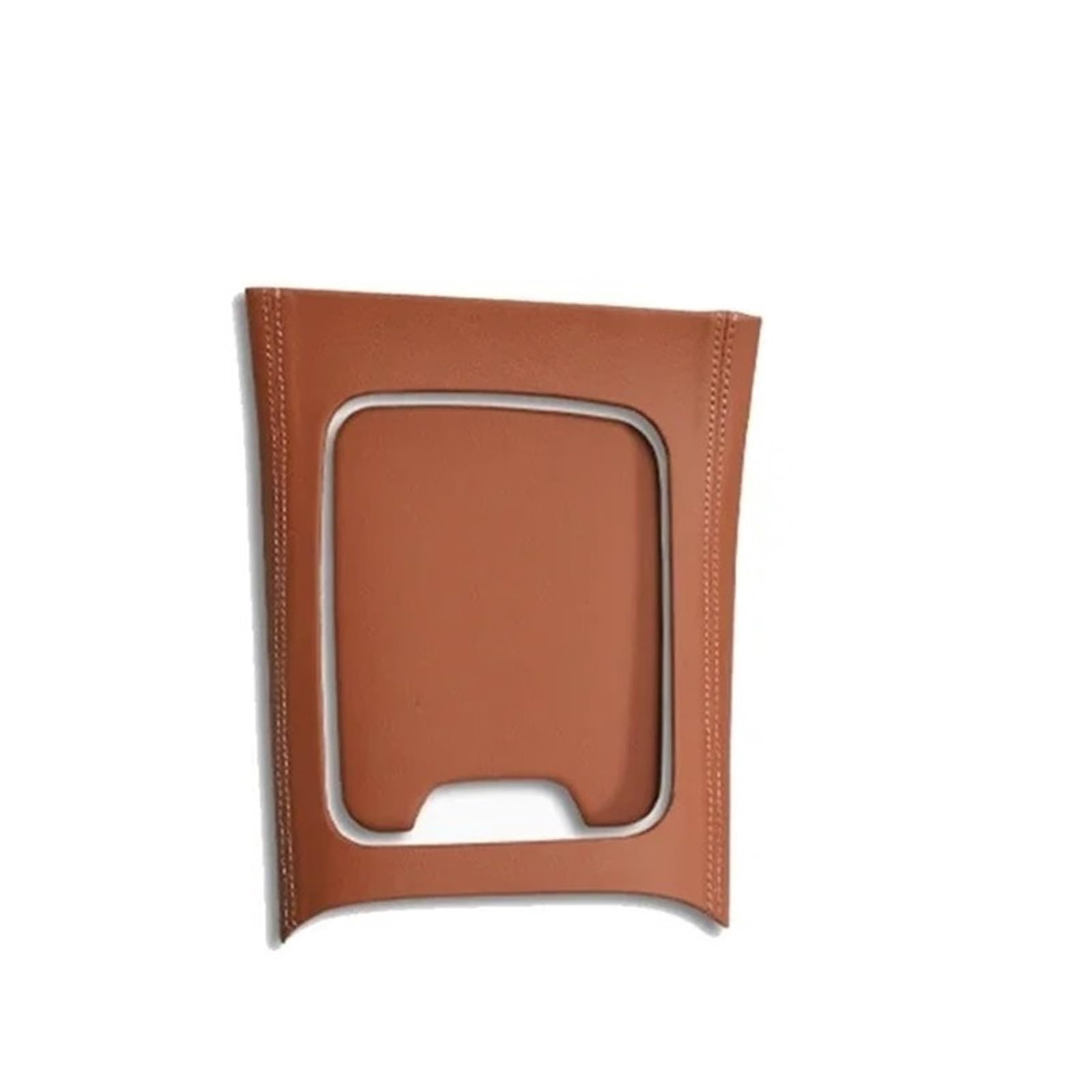 Car Interior Sticker Car Center Control Panel Trim Cover for Benz for C-Class for W206 for C260 for C220 for C200 2022-24(Brown)