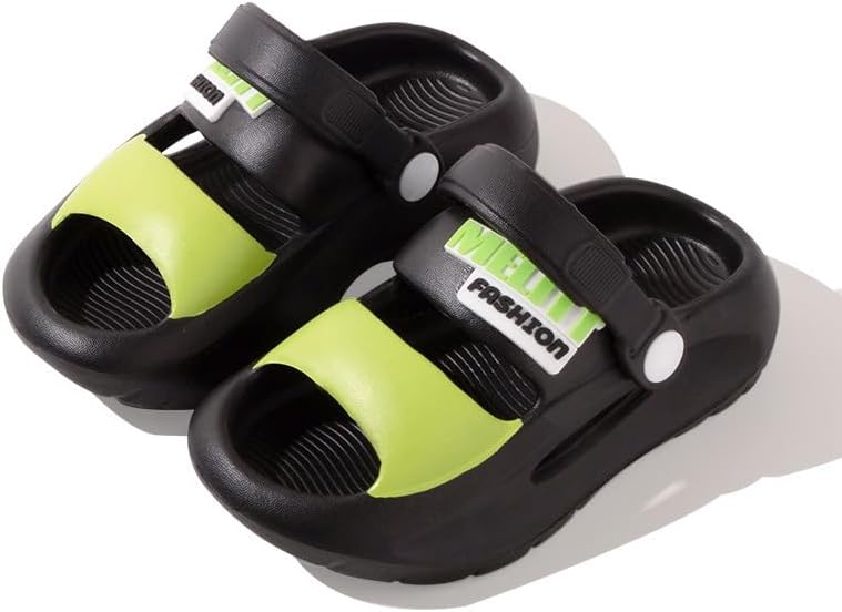 Generic Toddler Kids Mules Boys Girls Cute Garden Water Clogs Sandals Slip On Shoes Slipper Slides Lightweight Outdoor Summer Children Beach Pool Shoes for Baby Little Kids96 Multi