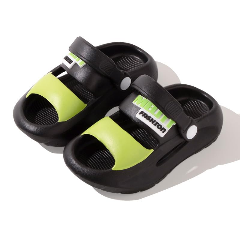 Generic Toddler Kids Mules Boys Girls Cute Garden Water Clogs Sandals Slip On Shoes Slipper Slides Lightweight Outdoor Summer Children Beach Pool Shoes for Baby Little Kids96 Multi