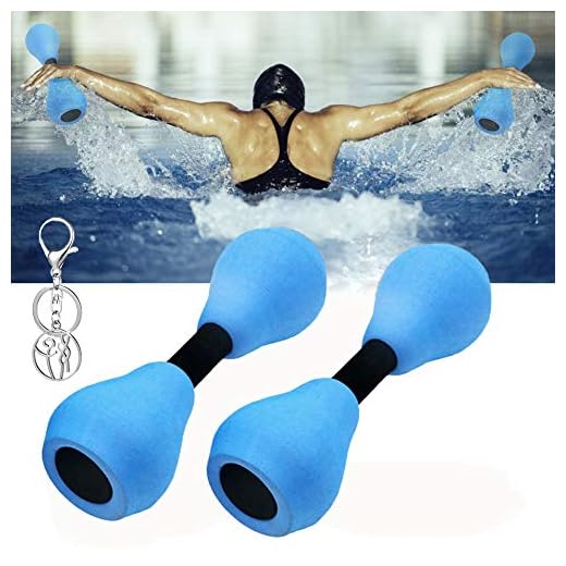 N/Z Aquatic Exercise Dumbells 1Pair Water Aerobic Exercise Foam Dumbbell Pool Resistance for Adults, Kids, and Beginners Water Fitness Exercises Equipment for Weight Loss for Water Aerobics