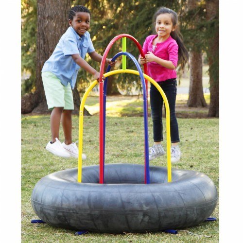 Playzone-fit Jumper, Yellow/Red/Green/Blue/Black, Junior - Thumbnail 3