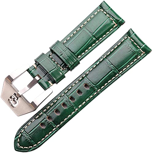 Bracelet de montre en cuir véritable au design crâne pour exprimer votre liberté