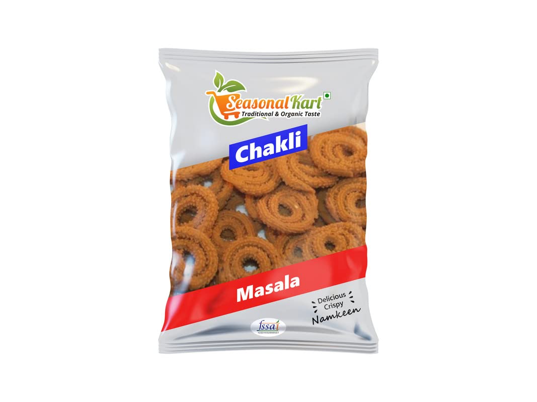Seasonal Kart Homemade Masala Chakli Chakli Snacks, 400 gm Indian Snacks, Chakli, Namkeen Snacks for Foodie Indians (B09ZSPRLNQ) Amazon Price History, Amazon Price Tracker