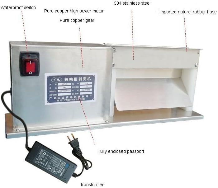 Semi Automatic Quail Eggs Peeler Egg Huller Commercial Electric Peelers Quail Egg Sheller Peeling Machine