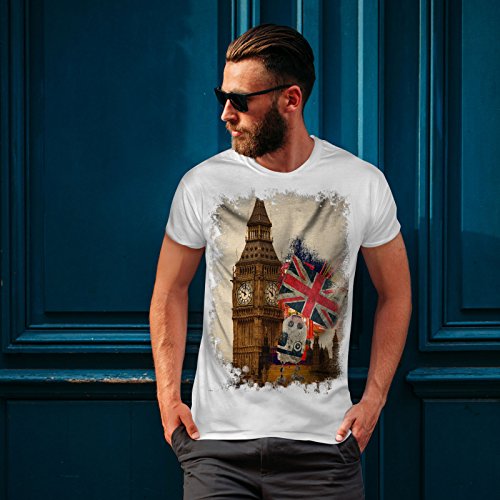 Wellcoda Grande Ben Bandiera Londra UK Uomini