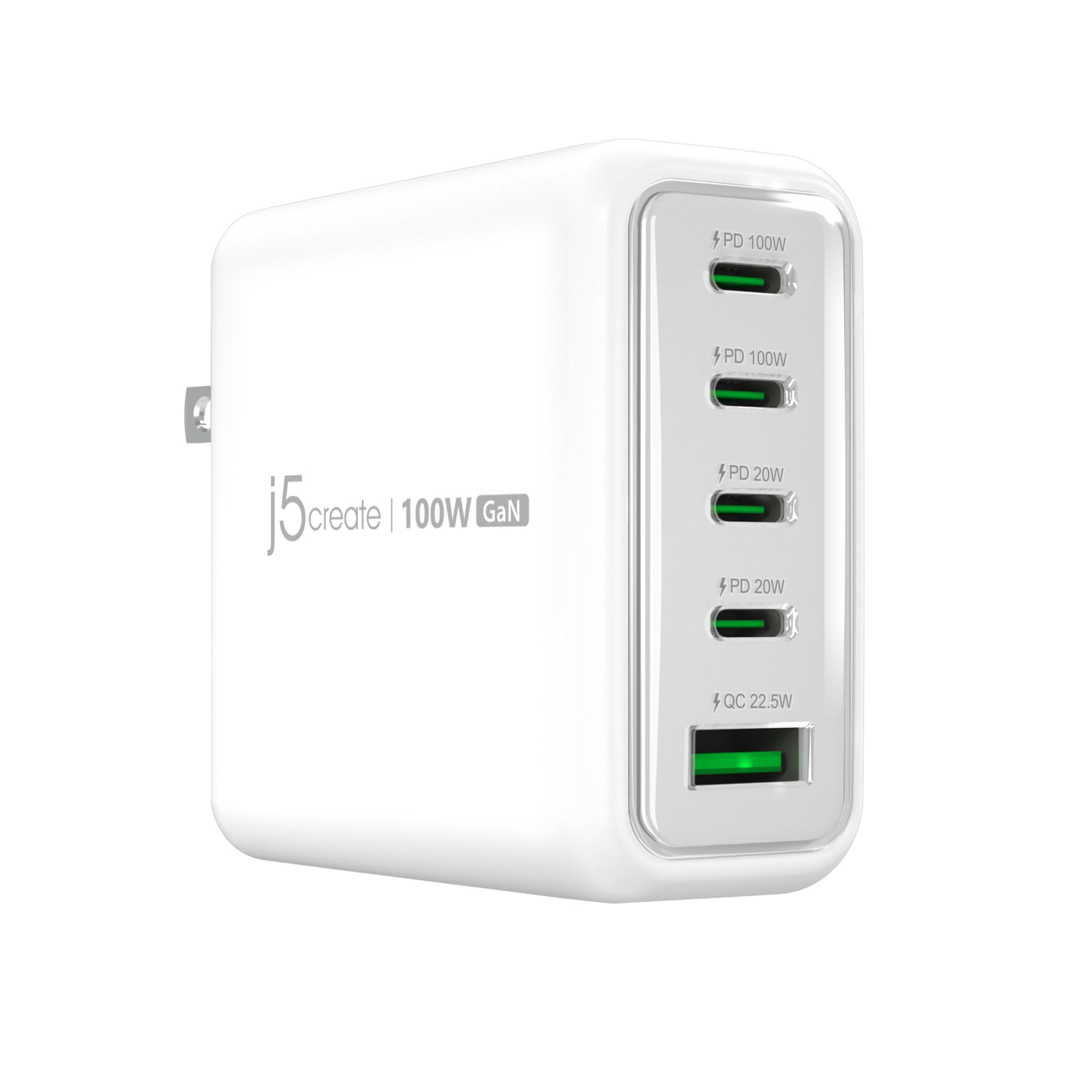 5-portowa ładowarka GaN USB C 100 W
