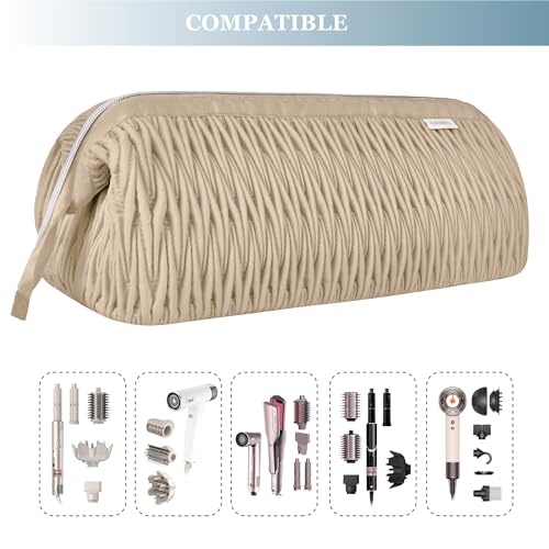 Image of Leudes Dyson Airwrap Travel Case for Shark Flex Style Fusion Hair Dryer