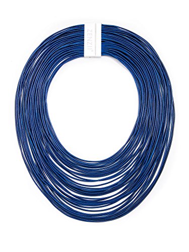 Zenzii N1129 NAVY Multi Strand Statement Bib Necklace cover