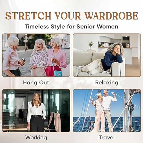 Glamorease - Perfect Drape High Rise Pull-On Stretch Pants, Linebalm Pants, Pulisa WomensPants4