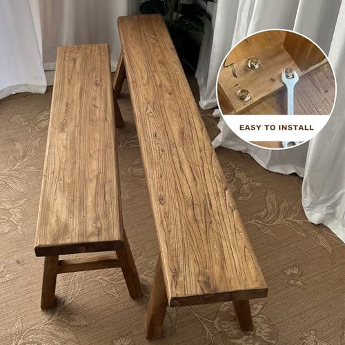 Banco de madera maciza para crear momentos inolvidables en tu terraza 7