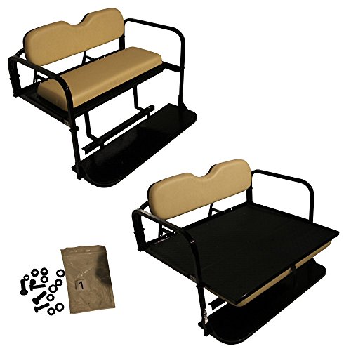 Club Car Precedent Golf Cart Rear Flip Flop Seat Kit - Color...