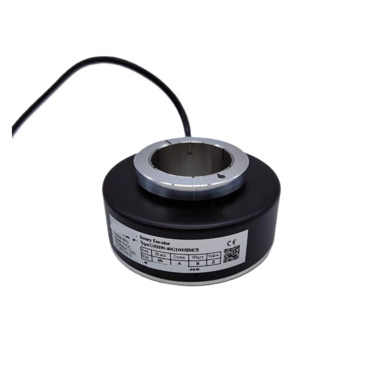 Encodeur rotatif 1024 p/r avec grand arbre creux 40mm pour un guidage machine précis