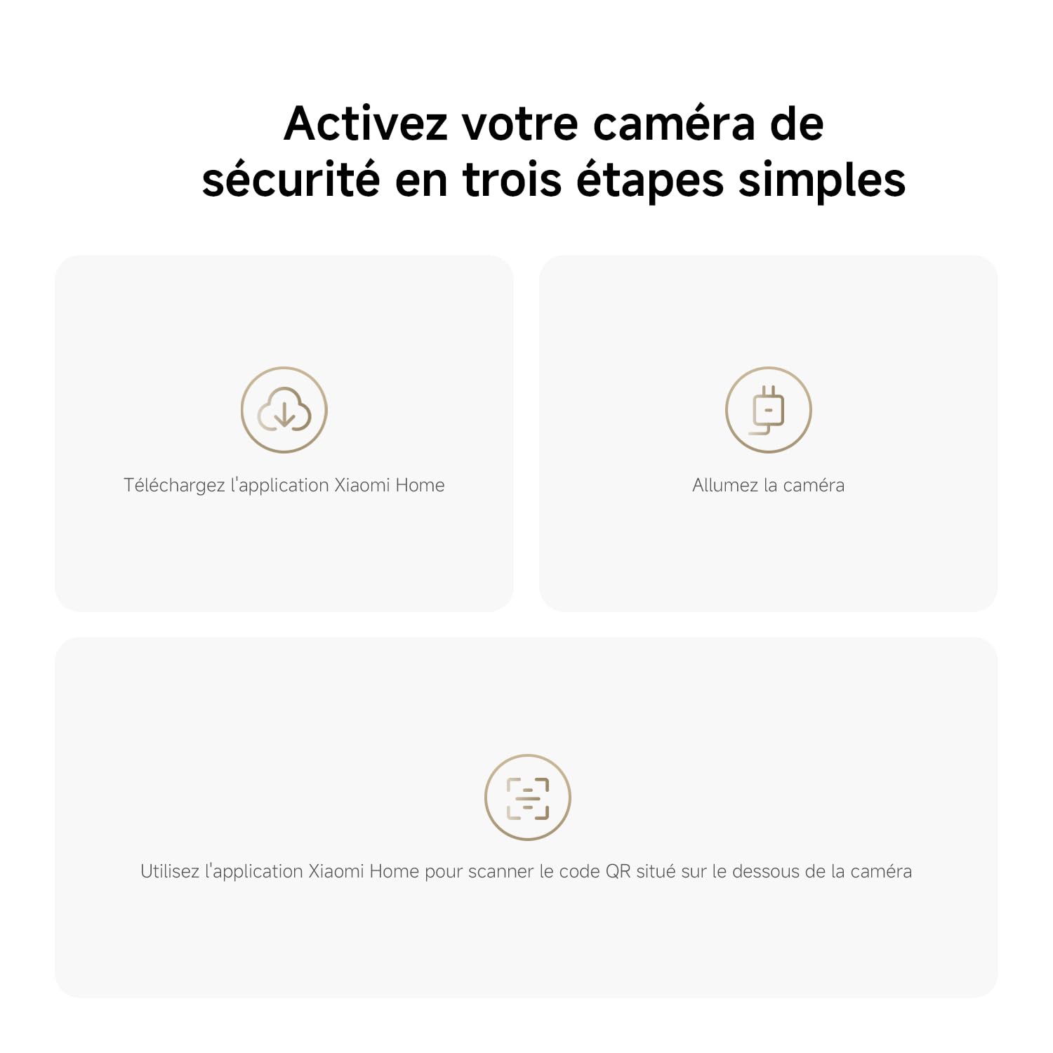 XIAOMI C302 Caméra Intérieure, 2K 3MP à 360°, Caméra de Surveillance, WiFi 6, Clôture Virtuelle, Détection et Suivi Personnes & Animaux, Vision Nocturne Couleur Starlight, Audio Bidirectionnel, Alexa