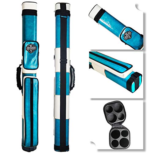 2x2 Hard cue case Square Pool Cue Billiard Stick Carrying Case