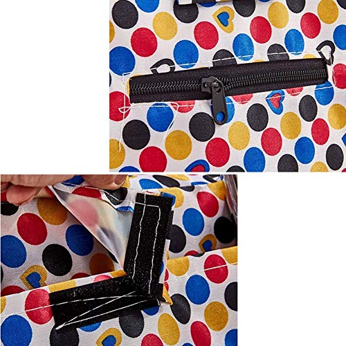 Alte Person Einkaufswagen ,Einkaufswagen Trolley Klappwagen Anhänger Trolley Tragbares Zuhause Ältere Waren Kleiner Einkaufswagen Treppensteigen,D multifunktional – Bild 7