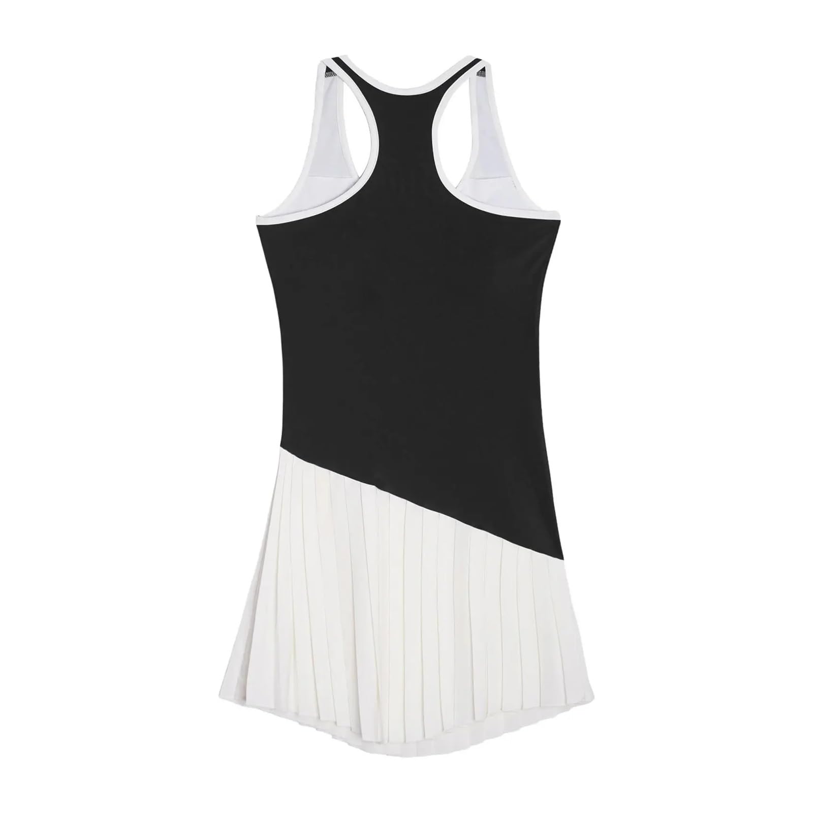 Vestido Deportivo Vestidos Deportivos de Tenis y Golf for Mujer, sin Mangas, Plisados, Ropa Deportiva for Adultos Vestido Padel Mujer(Green,L)