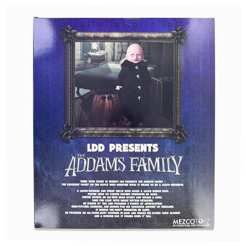 Set Muñecas Living Dead Dolls Addams Uncle Fester y IT miniatura 3