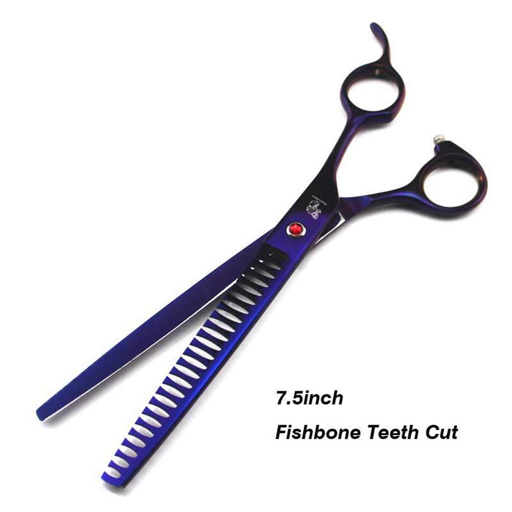 DESAV Set De Ciseaux De Toilettage Professionnel De 6,0 Pouces pour Chien De Compagnie, Cisailles Droites Ciseaux Courbés pour Chat, Kit De Coupe Durable Léger pour Animaux Coupe De Cheveux