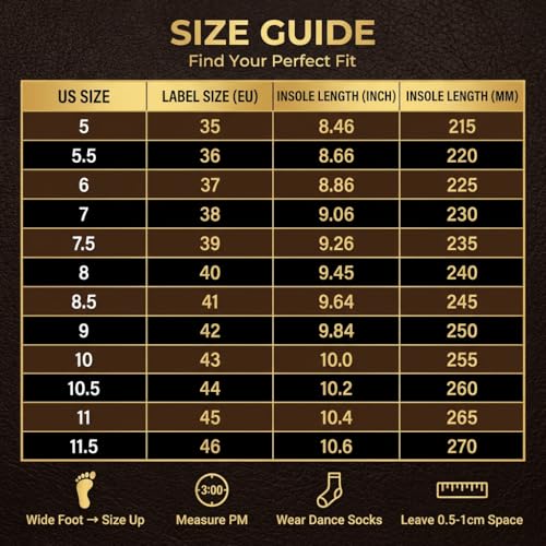 Image of MSMAX Jazz Shoes for Women Black Leather Renaissance Boots for Men