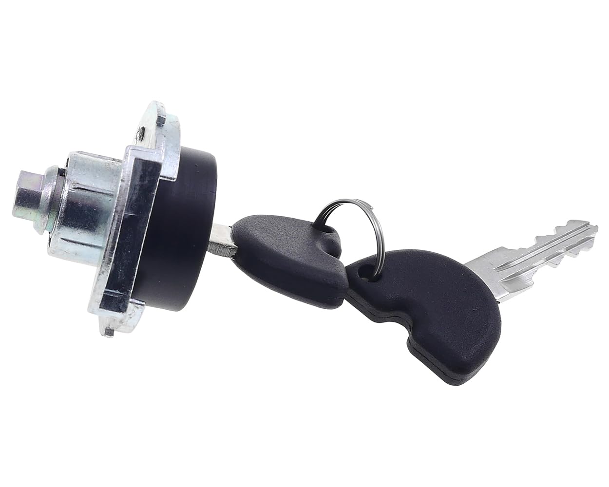 Schlosssatz Zündschloss-Set mit Helmfachschloss und 2 Schlüsseln kompatibel mit Piaggio Zip 50cc, 2001-2009, NRG, SKR, Gilera Runner