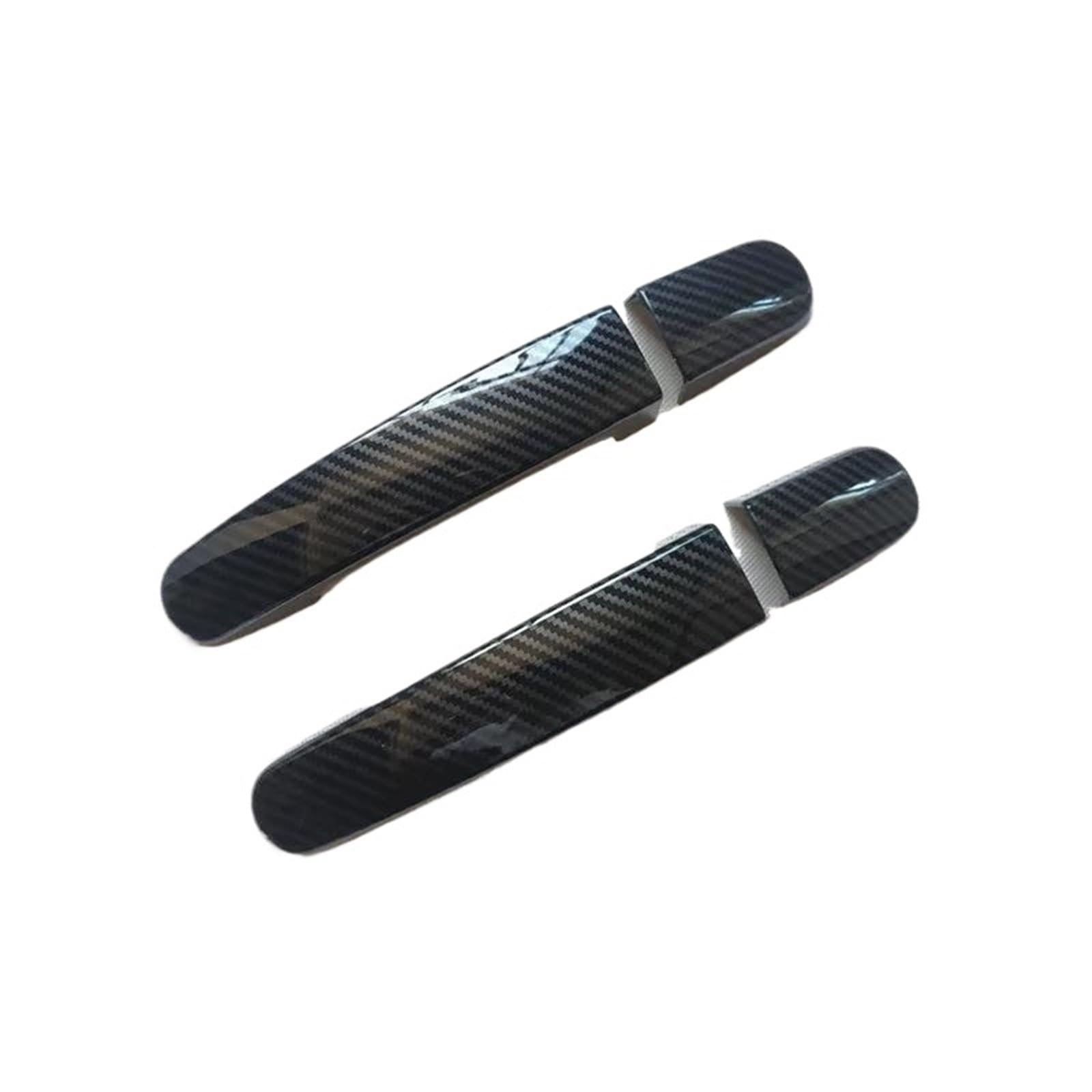 FEILIVCI Door Handle Cover Trim Plastic Imitation Carbon Fiber For F&ord For Transit Custom For Tourneo 2014 2015 2016 2017 2018 2019 2020(Carbon Fiber 2)
