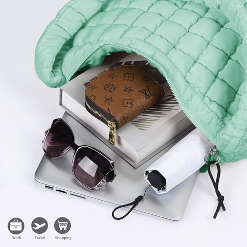 Image of Women's Quilted Puffer Tote Bag